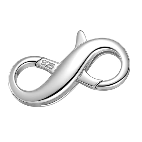 1 Stück Kettenverschluss Silber 925, Verschluss Kette, Schmuck Ketten Verschlüsse, Schmuckverschluss, Doppelte Verschluss, für Halskette Armbänder Schmuckherstellung 1 Stück Kettenverschluss Silber 925, Verschluss Kette, Schmuck Ketten Verschlüsse, Schmuckverschluss, Doppelte Verschluss, für Halskette Armbänder Schmuckherstellung von Neyauo