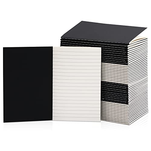 48 Stück Mini Notizbücher Bulk 3,5 Zoll x 5,5 Zoll Schwarzes Taschen Notizbuch Campus Reise Notizbücher 48 Seiten Liniertes Notizbuch Leere Tagebücher, Bulk für Studenten Schule Bedarf, A6 48 Stück Mini Notizbücher Bulk 3,5 Zoll x 5,5 Zoll Schwarzes Taschen Notizbuch Campus Reise Notizbücher 48 Seiten Liniertes Notizbuch Leere Tagebücher, Bulk für Studenten Schule Bedarf, A6 von Nezyo