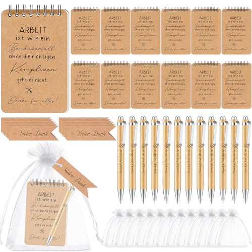 Nezyo 12 Sets Dankeschön Geschenk für Kollegen Mitarbeiter Notizbuch Danke für Alles Kugelschreiber Notizblock Mitarbeiter Geschenk Team Geschenk Kleine Abschiedsgeschenk für Kollegen(Arbeit) Nezyo 12 Sets Dankeschön Geschenk für Kollegen Mitarbeiter Notizbuch Danke für Alles Kugelschreiber Notizblock Mitarbeiter Geschenk Team Geschenk Kleine Abschiedsgeschenk für Kollegen(Arbeit) von Nezyo