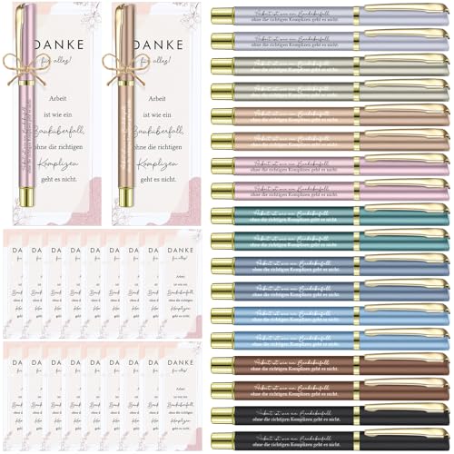 Nezyo 18 Sets Geschenke zur Wertschätzung Der Mitarbeiter Dankeschön Geschenke für Kollegen Motivierender Kugelschreiber mit Lesezeichenkarte Motivierende Geschenk zu Geben Team Kollege(Richtigen) von Nezyo