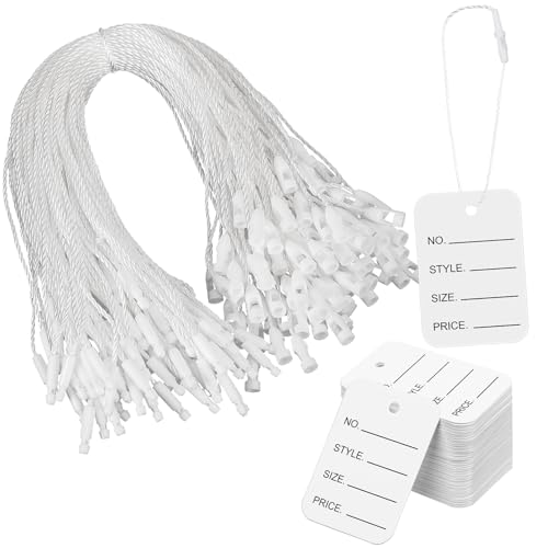 Nezyo 200 Pcs Preisschilder mit Polyesterschnur Preisschilder Hängeetiketten Markierungsetiketten mit Faden 30 x 50 mm Polyesterschnur mit Schnappverschluss zum Anbringen von Etiketten(Weiß) Nezyo 200 Pcs Preisschilder mit Polyesterschnur Preisschilder Hängeetiketten Markierungsetiketten mit Faden 30 x 50 mm Polyesterschnur mit Schnappverschluss zum Anbringen von Etiketten(Weiß) von Nezyo