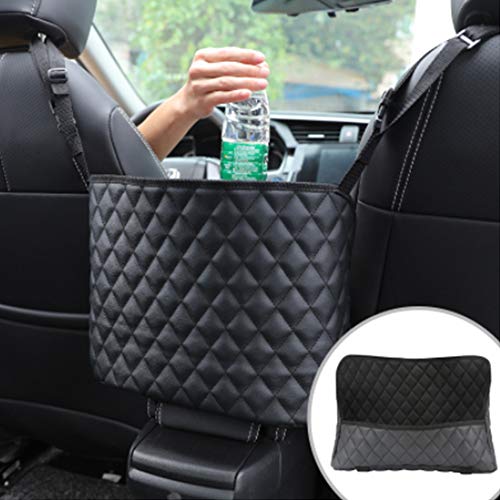 NganSuRong Auto-Handtaschen-Halter, Leder-Rückenlehnen-Organizer aus Netzstoff, große Kapazität, Aufbewahrungstasche, Handtaschen-Halter zwischen den beiden Sitzen des Autos, Frauen-Aufbewahrungsnetz NganSuRong Auto-Handtaschen-Halter, Leder-Rückenlehnen-Organizer aus Netzstoff, große Kapazität, Aufbewahrungstasche, Handtaschen-Halter zwischen den beiden Sitzen des Autos, Frauen-Aufbewahrungsnetz von NganSuRong