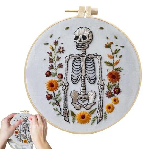 Nhujevkom Halloween-Kreuz-Nähset, Gothic-Stickset, handgefertigtes Muster, Kunsthandwerk für Festival, Urlaub, Zuhause, Unisex, Erwachsene, Dekorationsprojekte Nhujevkom Halloween-Kreuz-Nähset, Gothic-Stickset, handgefertigtes Muster, Kunsthandwerk für Festival, Urlaub, Zuhause, Unisex, Erwachsene, Dekorationsprojekte von Nhujevkom