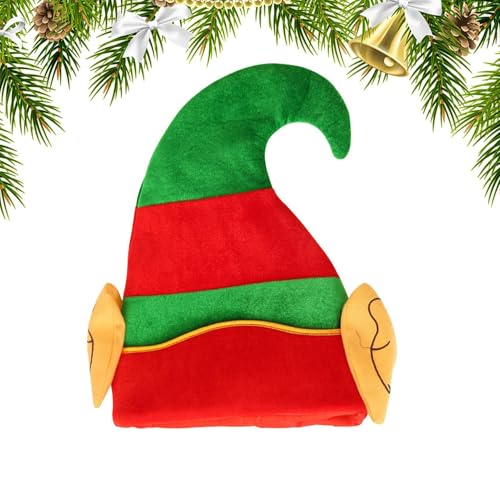 Nhujevkom Lustige Weihnachtsmützen – Klassischer grüner und roter Kegelhut – Foto-Requisiten, Kostümzubehör für Rollenspiele Nhujevkom Lustige Weihnachtsmützen – Klassischer grüner und roter Kegelhut – Foto-Requisiten, Kostümzubehör für Rollenspiele von Nhujevkom