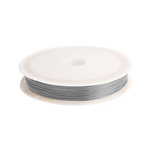 Nhujevkom Perlendraht | Metallperlendraht für die Herstellung von Schmuck - Flexible Schnur für Armbänder Halsketten Anfänger Bastler Handarbeit Nhujevkom Perlendraht | Metallperlendraht für die Herstellung von Schmuck - Flexible Schnur für Armbänder Halsketten Anfänger Bastler Handarbeit von Nhujevkom