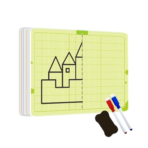 Nhujevkom Symmetrie Zeichenkarte - Symmetrie Zeichenbrett Mit Gittermuster | Mal-Trainingsspielzeug STEM Kreativ Aktivität Für Schule Kindergarten Kita Nhujevkom Symmetrie Zeichenkarte - Symmetrie Zeichenbrett Mit Gittermuster | Mal-Trainingsspielzeug STEM Kreativ Aktivität Für Schule Kindergarten Kita von Nhujevkom