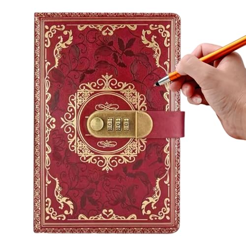 Nhujevkom Tagebuch Mit Schloss | A5 Organizer Mit Codeverschluss Für Schüler - Sicherer Planer Kalender Für Familie Tochter Söhne Nhujevkom Tagebuch Mit Schloss | A5 Organizer Mit Codeverschluss Für Schüler - Sicherer Planer Kalender Für Familie Tochter Söhne von Nhujevkom