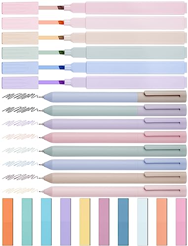 Niv Art 14 Textmarker Pastell Set, Morandi Farben, Kein Durchbluten Bibelmarker & Gelstifte, Aesthetic Bible Marker mit Haftnotizen und Aufbewahrungsbox, Perfekt für Journal, Bibel, Schulbedarf Niv Art 14 Textmarker Pastell Set, Morandi Farben, Kein Durchbluten Bibelmarker & Gelstifte, Aesthetic Bible Marker mit Haftnotizen und Aufbewahrungsbox, Perfekt für Journal, Bibel, Schulbedarf von NiArt