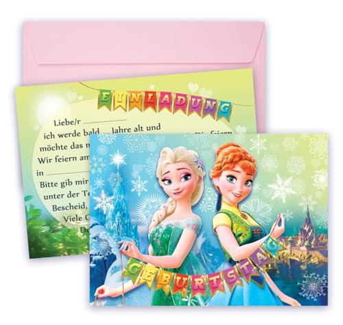 NiLiNo Anna Elsa Frozen Einladungskarten NiLiNo Anna Elsa Frozen Einladungskarten von NiLiNo