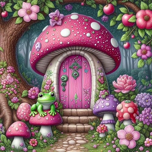 Nianxi Malen Nach Zahlen Erwachsene,Paint by Numbers for Adult DIY mit Pinseln und Acrylfarben，Cheerful Painting Handgemalt Ölgemälde Leinwand für Home Decor von Nianxi