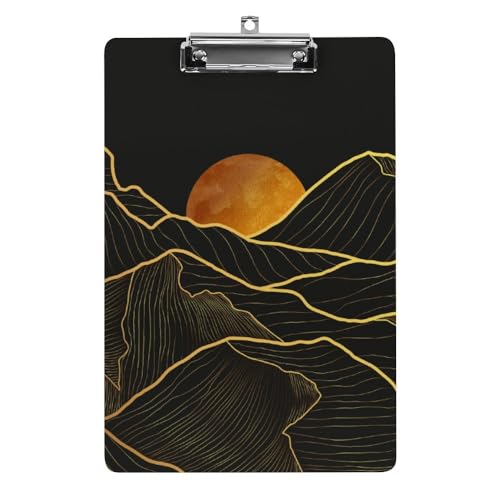 Klemmbretter für Kinder, Motiv: Berglinie, Kunstdruck, Acryl-Klemmbrett, leichtes Klemmbrett, A4-Größe, hält 21,6 x 32,5 cm, für Lehrer, Studenten, Frauen, Männer, Mädchen, Jungen Klemmbretter für Kinder, Motiv: Berglinie, Kunstdruck, Acryl-Klemmbrett, leichtes Klemmbrett, A4-Größe, hält 21,6 x 32,5 cm, für Lehrer, Studenten, Frauen, Männer, Mädchen, Jungen von Niapessel