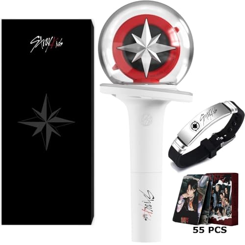 Niaycouky Straykids Lightstick, Cheering Lights for Concert Light Sticks with Bluetooth Function with Merch Bracelets and 55 Photocards von Niaycouky