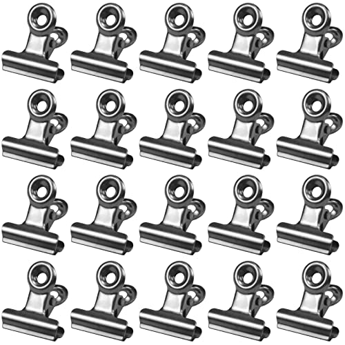 Kleine Bulldogge Büroklammern 20 Stück Bulldogge-Clip Edelstahl Briefklemmer Metall Klammern für Fotos, Schule, Home Office Supplies Kleine Bulldogge Büroklammern 20 Stück Bulldogge-Clip Edelstahl Briefklemmer Metall Klammern für Fotos, Schule, Home Office Supplies von NiceLand
