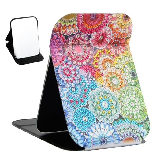 NiceLand Basteln 5D Diamond Painting Spiegel DIY Kit, Diamant Malerei Spiegel mit Halterung Punktbohrwerkzeug, Diamant Painting Personalisiert Reisespiegel, Erwachsene, Nicht zusammenklappbar NiceLand Basteln 5D Diamond Painting Spiegel DIY Kit, Diamant Malerei Spiegel mit Halterung Punktbohrwerkzeug, Diamant Painting Personalisiert Reisespiegel, Erwachsene, Nicht zusammenklappbar von NiceLand