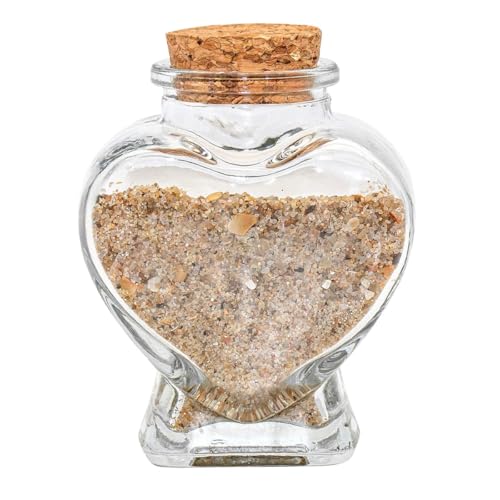 Nicear Handbeschriftetes, Herzförmiges Erinnerungsglas Mit Sand Für Die Flitterwochen, Mit Geschenkbox, EIN Hochzeitsgeschenk Für EIN Frisch Vermähltes Paar Nicear Handbeschriftetes, Herzförmiges Erinnerungsglas Mit Sand Für Die Flitterwochen, Mit Geschenkbox, EIN Hochzeitsgeschenk Für EIN Frisch Vermähltes Paar von Nicear