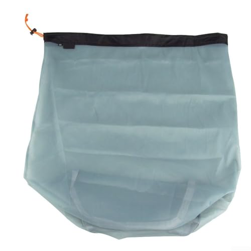 Mehrzweck-Aufbewahrungstasche aus leichtem Netzstoff mit Kordelzug, ideal für Camping, Wandern und Reisen, Polyester-Material für sichere Aufbewahrung (S-XXL) von Niceminiwall