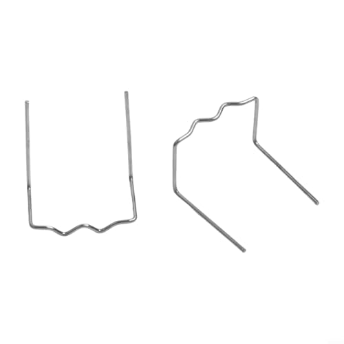 Niceminiwall 100 Stück 0,6/0,8 mm Heißheftklammern für Auto-Stoßstangen, Kunststoff-Schweißer, Reparaturset, Edelstahl, vorgeschnittene Schweißnägel, kompatibel mit verschiedenen Kunststoffen (G) Niceminiwall 100 Stück 0,6/0,8 mm Heißheftklammern für Auto-Stoßstangen, Kunststoff-Schweißer, Reparaturset, Edelstahl, vorgeschnittene Schweißnägel, kompatibel mit verschiedenen Kunststoffen (G) von Niceminiwall