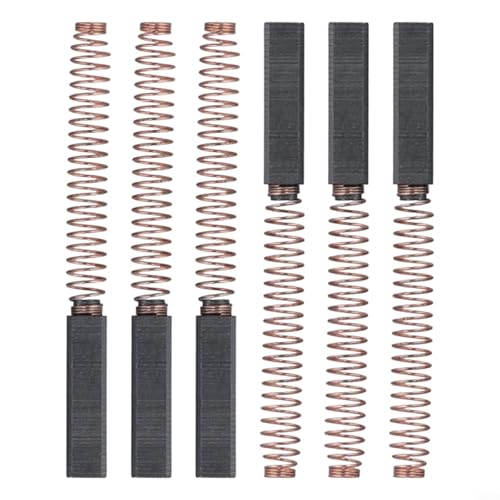 Niceminiwall 6 Stück Standmixer Motor Kohlebürsten Ersatzteile W10380496 9706416 für Modelle 4K45SS 4K5SS 4KSM150 4KSM50 4KSM90 5K45SS 5K5SS 5KPM50 5KPM5 von Niceminiwall