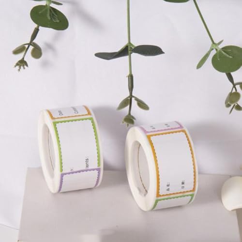 Niceminiwall Abnehmbare Etiketten zur Aufbewahrung von Lebensmitteln, 3 x 5 cm, Kühlschrankaufkleber für Küchenbehälter, Gläser, Flaschen, Mahlzeitvorbereitung, Rotation, Dating beschreibbare Niceminiwall Abnehmbare Etiketten zur Aufbewahrung von Lebensmitteln, 3 x 5 cm, Kühlschrankaufkleber für Küchenbehälter, Gläser, Flaschen, Mahlzeitvorbereitung, Rotation, Dating beschreibbare von Niceminiwall