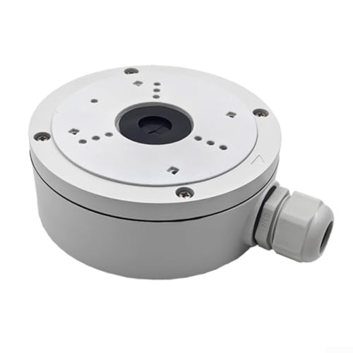 Niceminiwall Abzweigdose aus Aluminiumlegierung für Dome-Kamera, Überwachungssystem, Innen- und Außenbereich, wetterfest, Kabelmanagement-Halterung, 135 x 135 x 52 mm, Grau (0) von Niceminiwall