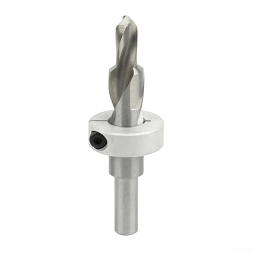 Niceminiwall Aluminium-Profilbohrer für HSS M6/M8 Stanzpositionierer mit verstellbarem Tiefenanschlag, 90 mm Hochgeschwindigkeitsstahl für präzises Bohren in Aluminium, weichen Metallen, Kunststoffen Niceminiwall Aluminium-Profilbohrer für HSS M6/M8 Stanzpositionierer mit verstellbarem Tiefenanschlag, 90 mm Hochgeschwindigkeitsstahl für präzises Bohren in Aluminium, weichen Metallen, Kunststoffen von Niceminiwall