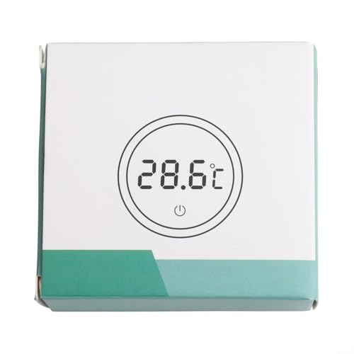Niceminiwall Aquarium-Thermometer, kabellos, digital, mit LED-Anzeige, ℃/℉, Touch-Aktivierung und Abziehen und Installation, misst 0–60 ℃ (℃) von Niceminiwall