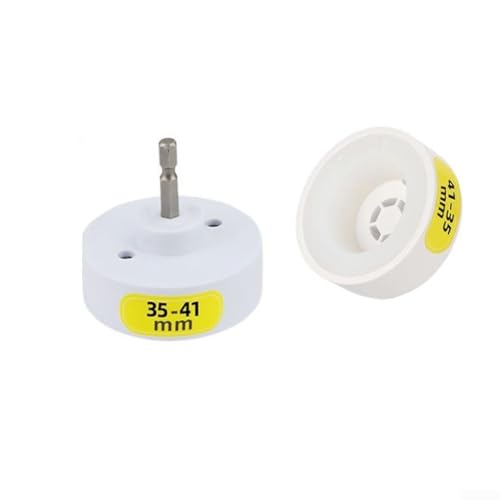 Niceminiwall Handflaschenverschlusskopf, 1/4-Zoll-Sechskantschaft, Bohrer-Adapter, 10–50 mm, Kunststoff-Dichtkappen-Aufsatz, kompatibel mit Elektrowerkzeugen für oder (35–41 mm) von Niceminiwall
