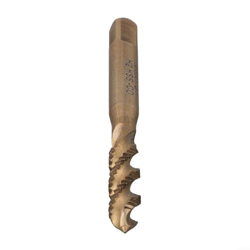 Niceminiwall M10 für HSS M35 Kobalt-Maschinen-Spiralnut-Gewindebohrer, metrischer Gewindebohrer für Rechtsgewinde, Stopfen für Stahl, Eisen, Kupfer, Aluminiumlegierung, Edelstahl () von Niceminiwall