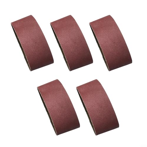 Niceminiwall Schleifbänder, 75 x 457 mm, Aluminiumoxid, Körnung 40–800, 5 Stück, für Bandschleifmaschinen, dauerhaftes Schleifpapier für Holz, Metall, Kunststoff, Elektrowerkzeug (5 Stück, Körnung 120 Niceminiwall Schleifbänder, 75 x 457 mm, Aluminiumoxid, Körnung 40–800, 5 Stück, für Bandschleifmaschinen, dauerhaftes Schleifpapier für Holz, Metall, Kunststoff, Elektrowerkzeug (5 Stück, Körnung 120 von Niceminiwall