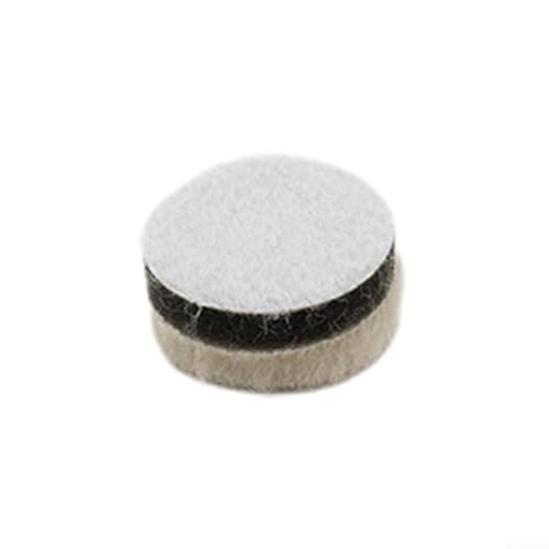 Niceminiwall Woll-Polierpad-Set, 7,6 cm, 12,7 cm, 15,2 cm, 17,8 cm, für Auto-Puffer und Polierer, verschiedene Größen, Polier- und Wachspads für Automobil-Details, waschbar, wiederverwendbar, Wollpads von Niceminiwall