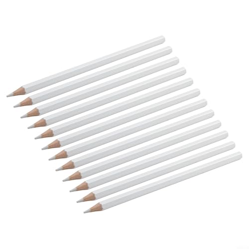 Wasserlösliches Stoffmarkierungsstifte-Set, für Nähprojekte, Schneiderei, Schneiderkreidestift, mit löschbaren weißen Spitzen, für Lederhandwerk, Musterherstellungswerkzeug Wasserlösliches Stoffmarkierungsstifte-Set, für Nähprojekte, Schneiderei, Schneiderkreidestift, mit löschbaren weißen Spitzen, für Lederhandwerk, Musterherstellungswerkzeug von Niceminiwall