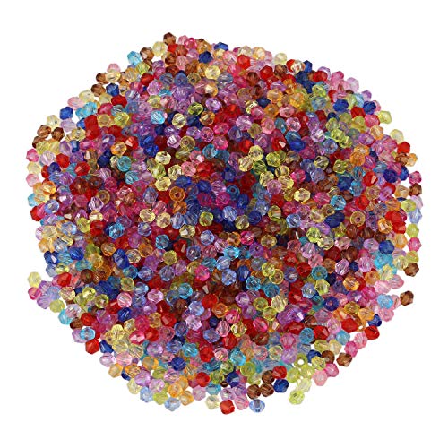 2000 Mixed Bicone Acryl Winzige Perlen 4x4mm von Nicfaky
