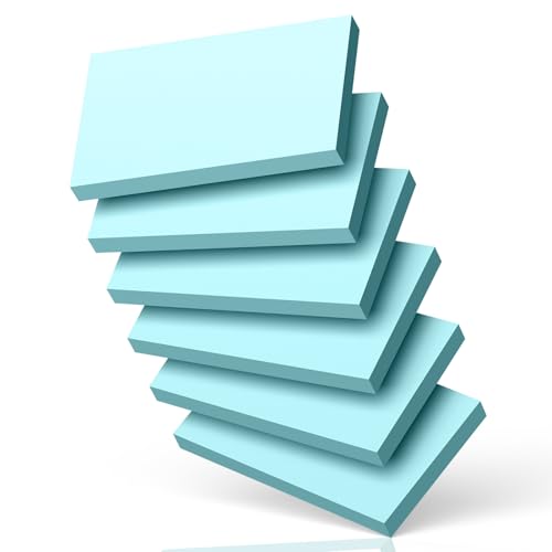 Blanko-Karteikarten, 7,6 x 12,7 cm, unliniert, unliniert, Lernkarten, ideal für Notizen, Kunstskizzen, Büro- und Schulbedarf, 300 Stück von Nichela