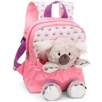 NICI Kindergartenrucksack NICI Travel Friends Koala Kunstfaser grau, pink NICI Kindergartenrucksack NICI Travel Friends Koala Kunstfaser grau, pink von Nici