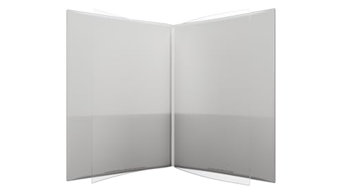 Izzy's Kunststoff-Ordner mit 6 Fächern, 2 Vollseitenhüllen, flexibel und langlebig, wasserabweisende Oberfläche, professionelles Design, hergestellt in den USA, ideale Taschenordner von Nicky's Folders