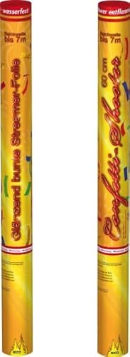 NICO Konfetti-Shooter, 60 cm, Bunt Metallic, Wasserfest, Schussweite bis 7 m NICO Konfetti-Shooter, 60 cm, Bunt Metallic, Wasserfest, Schussweite bis 7 m von Nico Europe