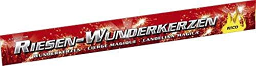 40 XXL Riesen Wunderkerzen Nico Feuerwerk a 45cm ca. je 90 Sekunden Brenndauer (2 - Pack, A) von Nico