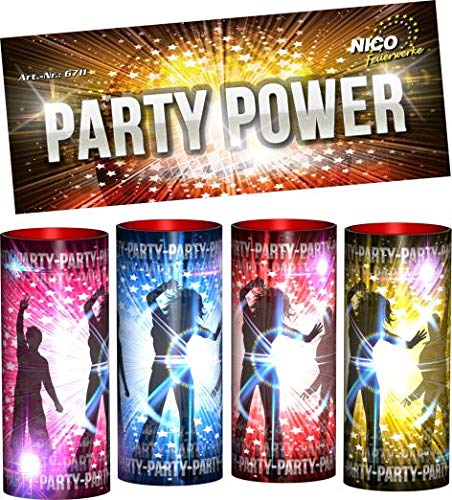 Nico Tischfeuerwerk 4er Beutel Party Power von Nico