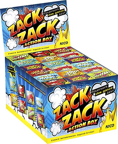 Nico Zack Zack Mega Action Box 108-tlg. Jugend/Kinder Partyspass_AB von Nico