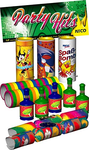 Party Set Tischfeuerwerk und Luftschlangen Party Set Tischfeuerwerk und Luftschlangen von Nico