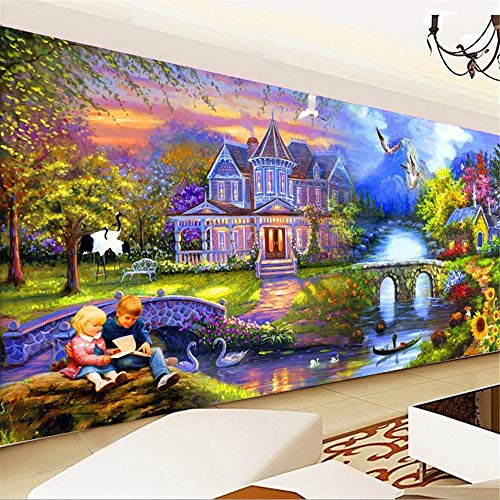 Nicole Knupfer 5D Diamant Painting Full Groß Landschaft Diamond Kristall Strass Stickerei Bilder Wohnzimmer Dekor Wand Aufklebe (150 * 60cm) von Nicole Knupfer