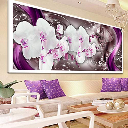 Nicole Knupfer 5D Diamant Painting Kit Magnolie DIY Diamond Painting Strass Kreuzstich Arts Craft Home Wanddekoration (100x40cm) von Nicole Knupfer