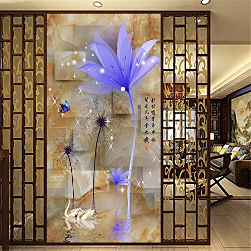 Nicole Knupfer 5D Diamond Painting, DIY Diamant-Malerei, Löwenzahn Full Diamond Kristall Strass Stickerei Bilder Wanddekoration (50x90cm) von Nicole Knupfer