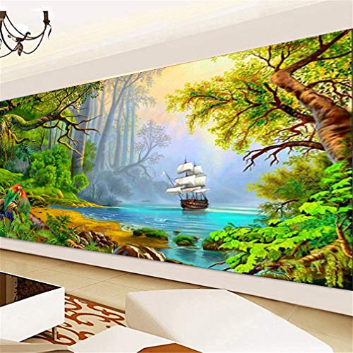 Nicole Knupfer 5D Landschaft Diamant Painting Kit Full Bohrer DIY Diamond Painting Malerei Wohnzimmer Wanddekoration (120x70cm) von Nicole Knupfer