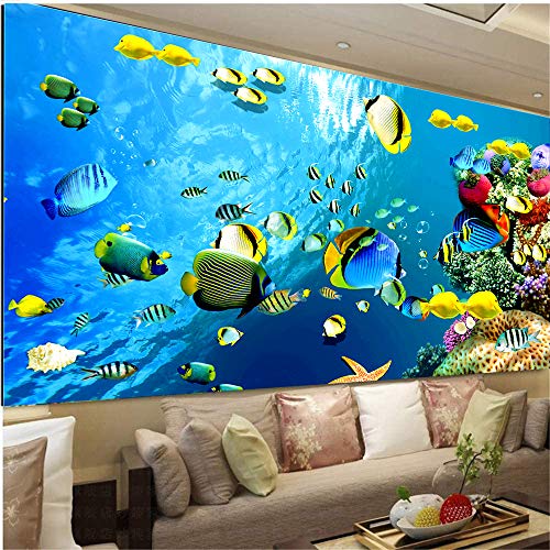 Nicole Knupfer DIY Diamond Painting Fisch Ozean, 5D Diamant Painting Set Full Drill Stickerei Groß Bilder Diamonds Malerei für Home Wand Dekor (120 * 50cm) von Nicole Knupfer