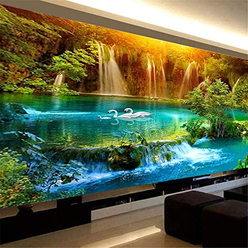 Nicole Knupfer Naturlandschaft 5D Diamant Painting Kit Full Bohrer DIY Diamond Painting Strass Malerei Wohnzimmer Wanddekoration (150x60cm) von Nicole Knupfer