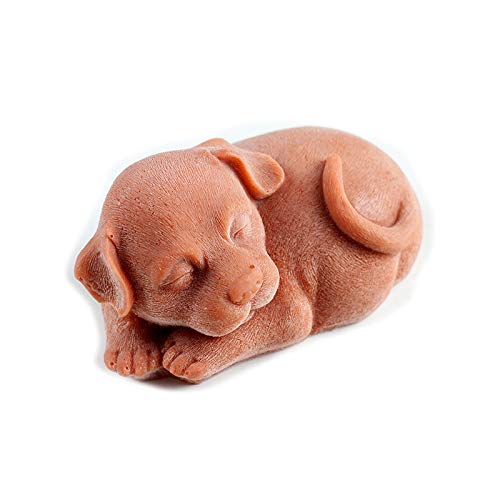 Seifenformen Silikon 3D Hund machen Formen Handwerk handgefertigte Form von Nicole