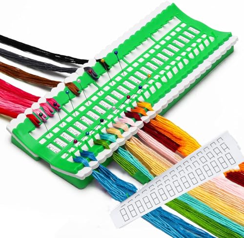 Nicoone Gewinde Veranstalter 50 Positionen Kreuz Stich Gewinde Halter für Kreuz Stich Gewinde Stickerei Floss Organisatoren Grün Nicoone Gewinde Veranstalter 50 Positionen Kreuz Stich Gewinde Halter für Kreuz Stich Gewinde Stickerei Floss Organisatoren Grün von Nicoone