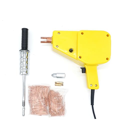 Nicvrea Bolzenschweißgerät, Dellenreparatur-Set, Punktschweißgerät, Dellenzieher, Bolzenschweißgerät, Dellenzieher-Set, 2000W Punktschweißgerät mit komplettem Zubehör, Dellenreparatur A von Nicvrea