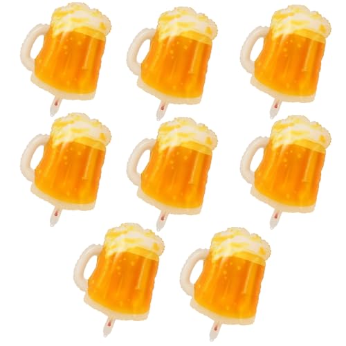 8 Stück XXL Bier Folienballons, Bier Deko für Geburtstag und Hochzeit, Festival Deko mit Hochwertiger Aluminiumfolie, Lustige Bier Gadgets für Themenpartys 8 Stück XXL Bier Folienballons, Bier Deko für Geburtstag und Hochzeit, Festival Deko mit Hochwertiger Aluminiumfolie, Lustige Bier Gadgets für Themenpartys von NieYat